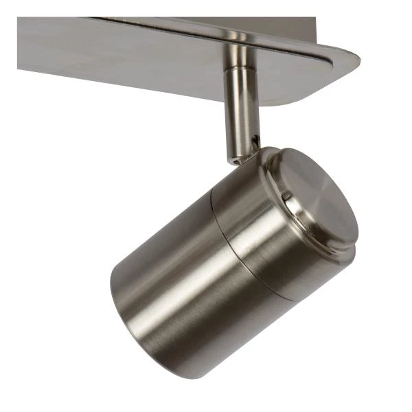 Lucide LENNERT - Plafondspot - LED Dimb. - GU10 - 3x5W 3000K - Mat chroom - detail 2